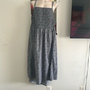 Old Navy, blue and white stretch top sundress, Size: 3X